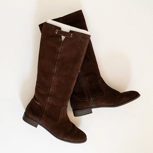 Seyshelles Dark Brown Suede Boots
